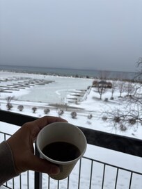 View from Balcony of room 405