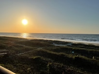 Sunrise view from our balcony