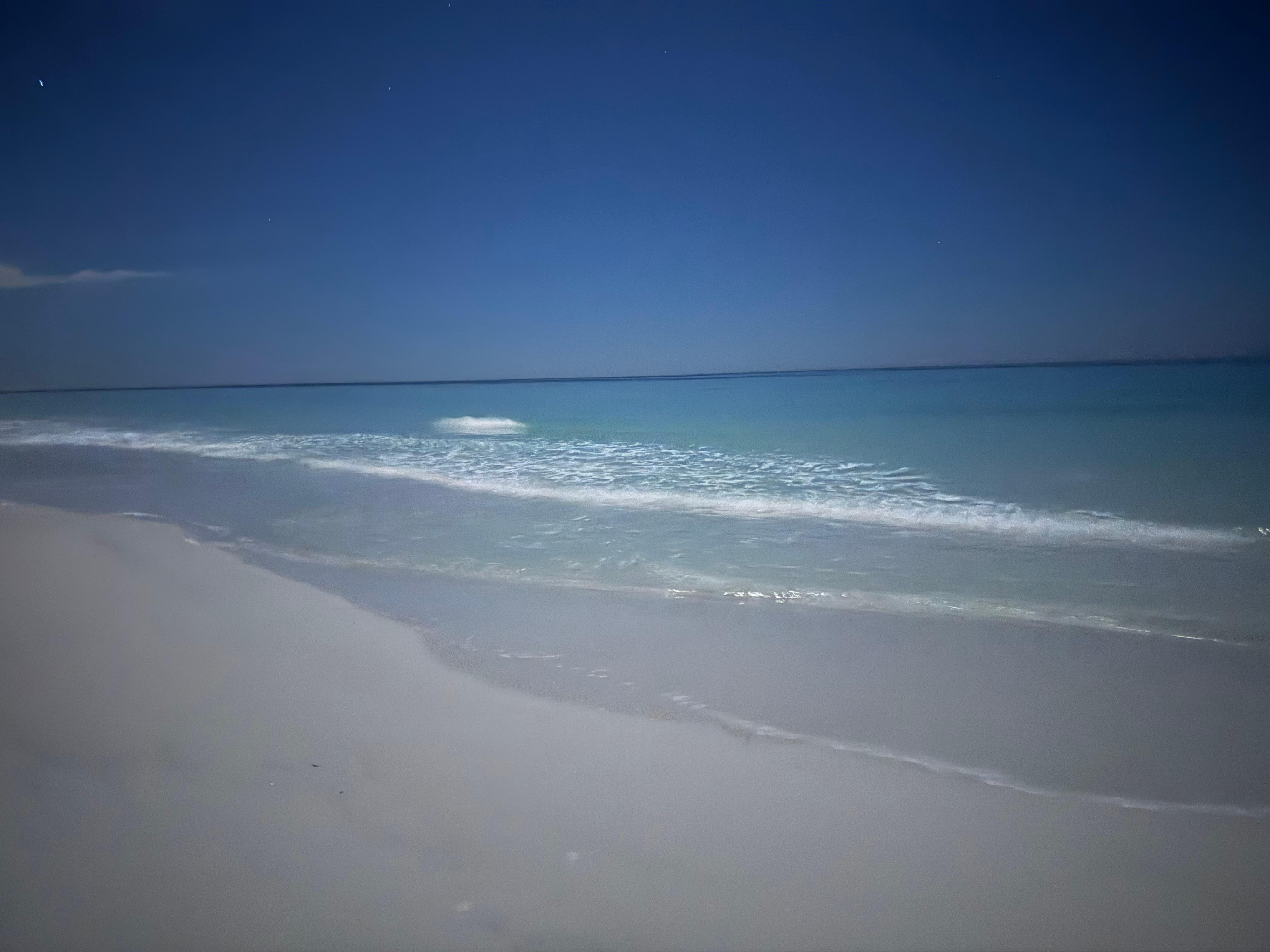 Full moon on the beach! 