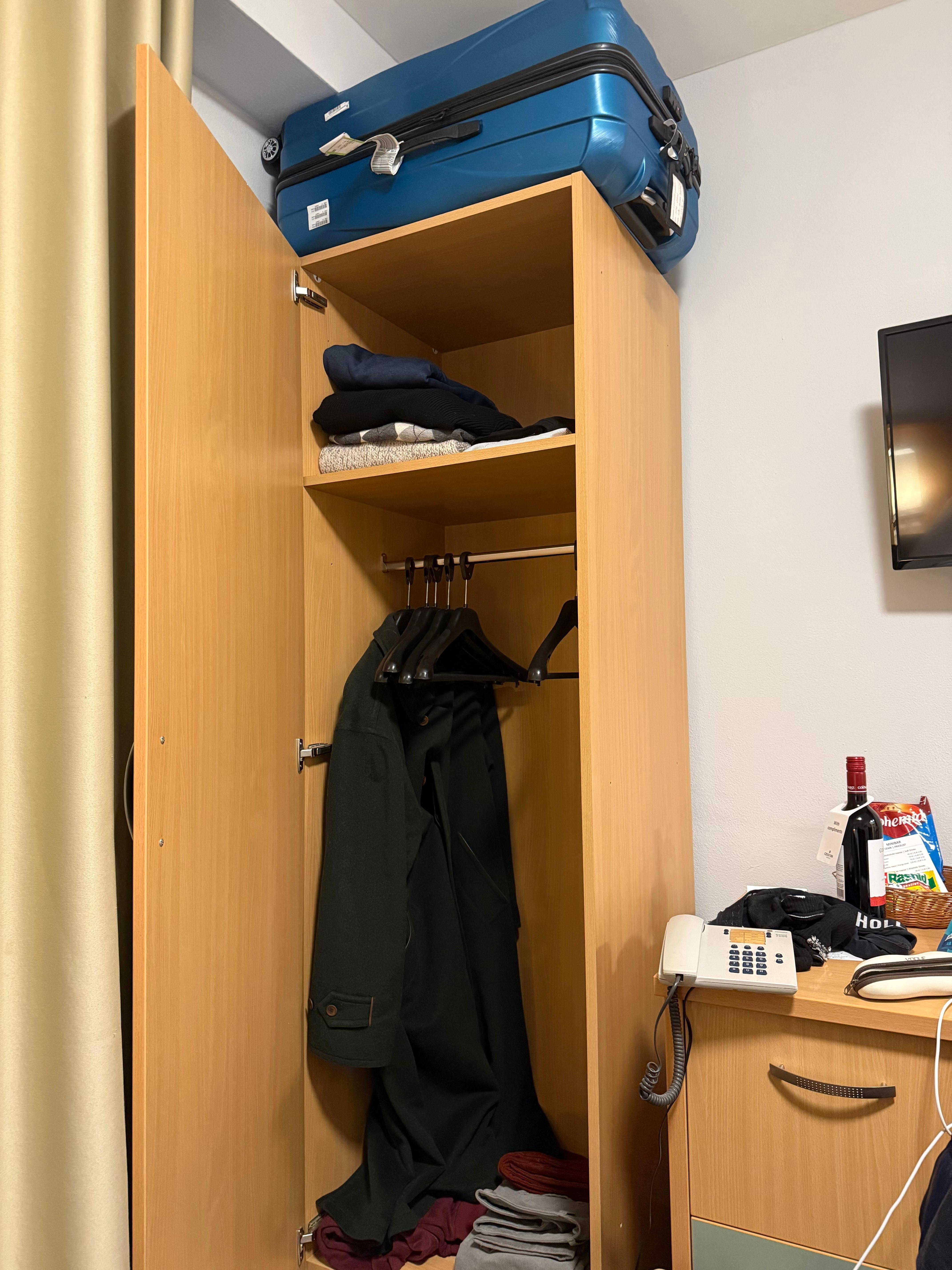 This is the space for the belongings 