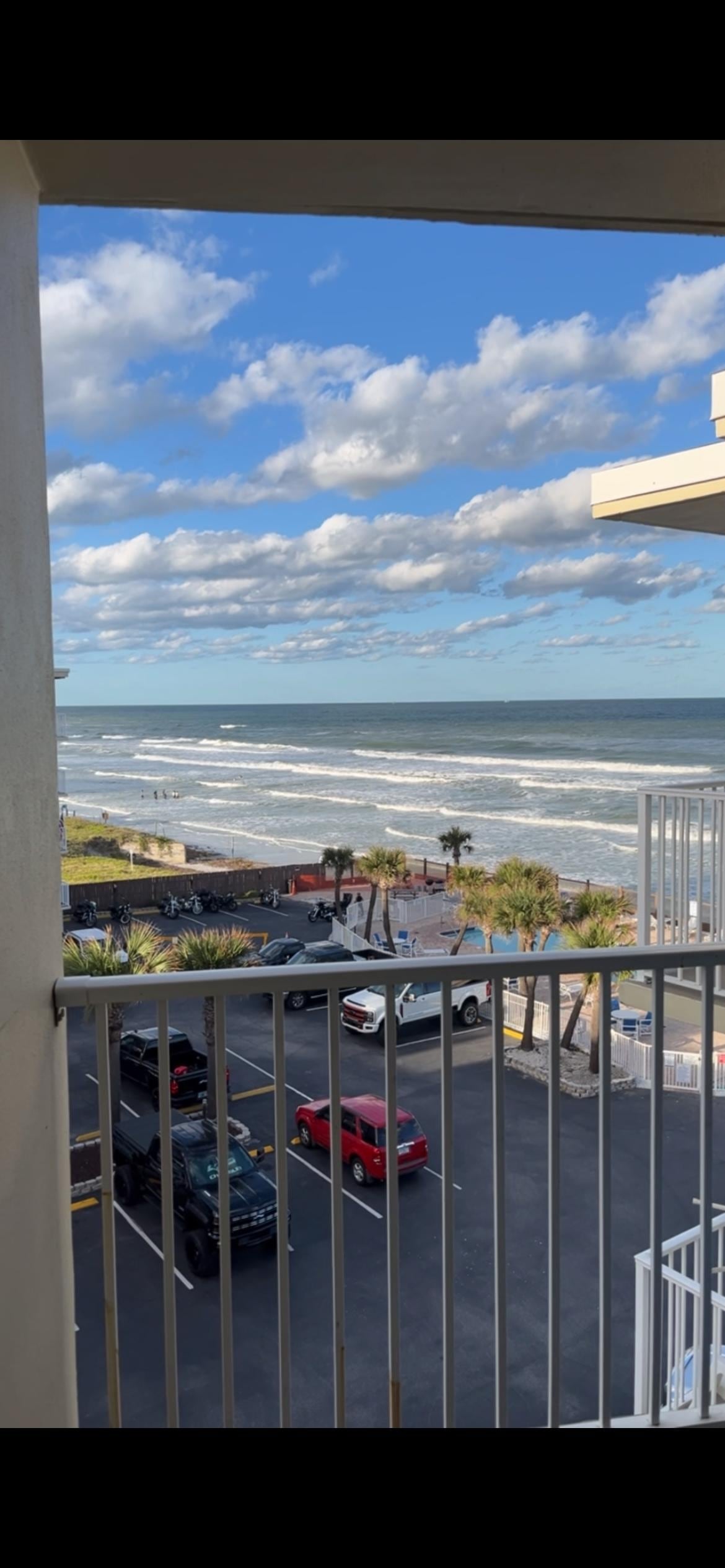 View from your private balcony 