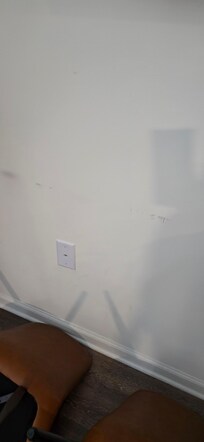 Some of the many scuffs throughout the apartment.