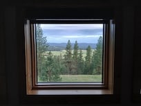 Upstairs window view