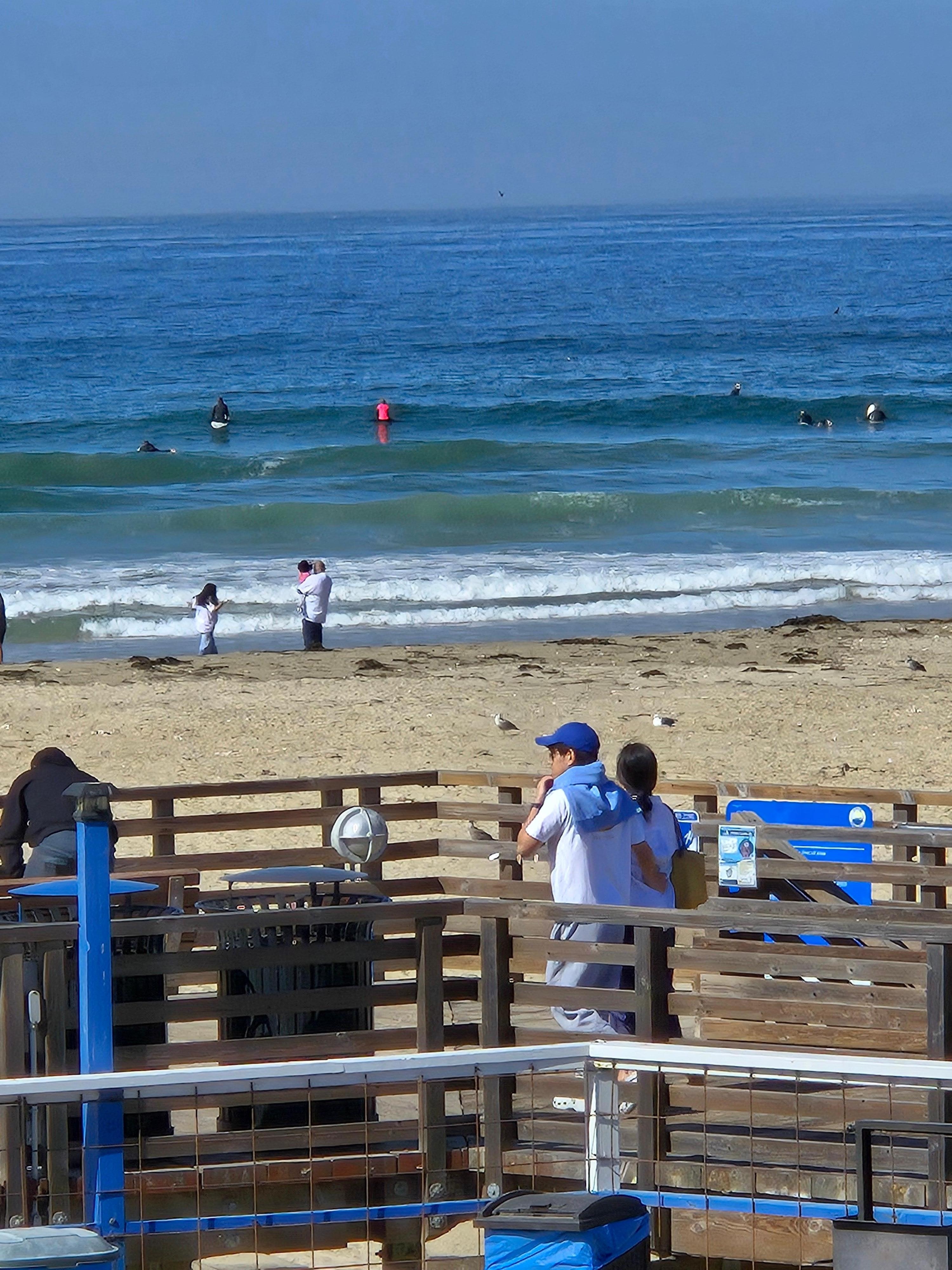 View from hotel balcony.