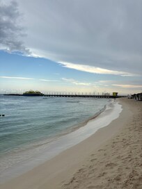 This part of the ocean is rocky and impossible to swim