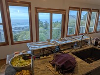 View from kitchen island