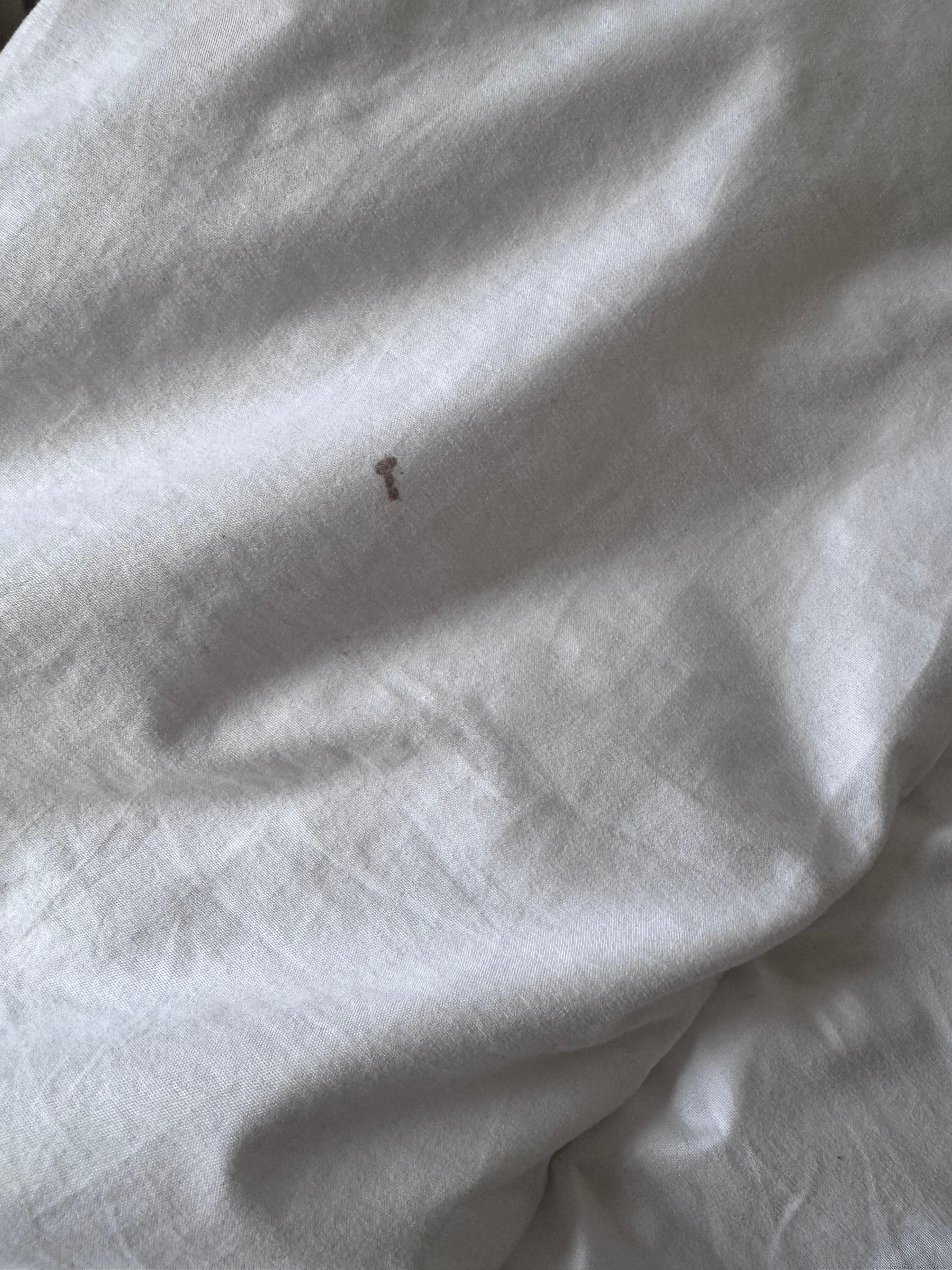 Stained bedding