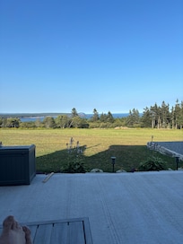View from the deck and golf chipping area :)