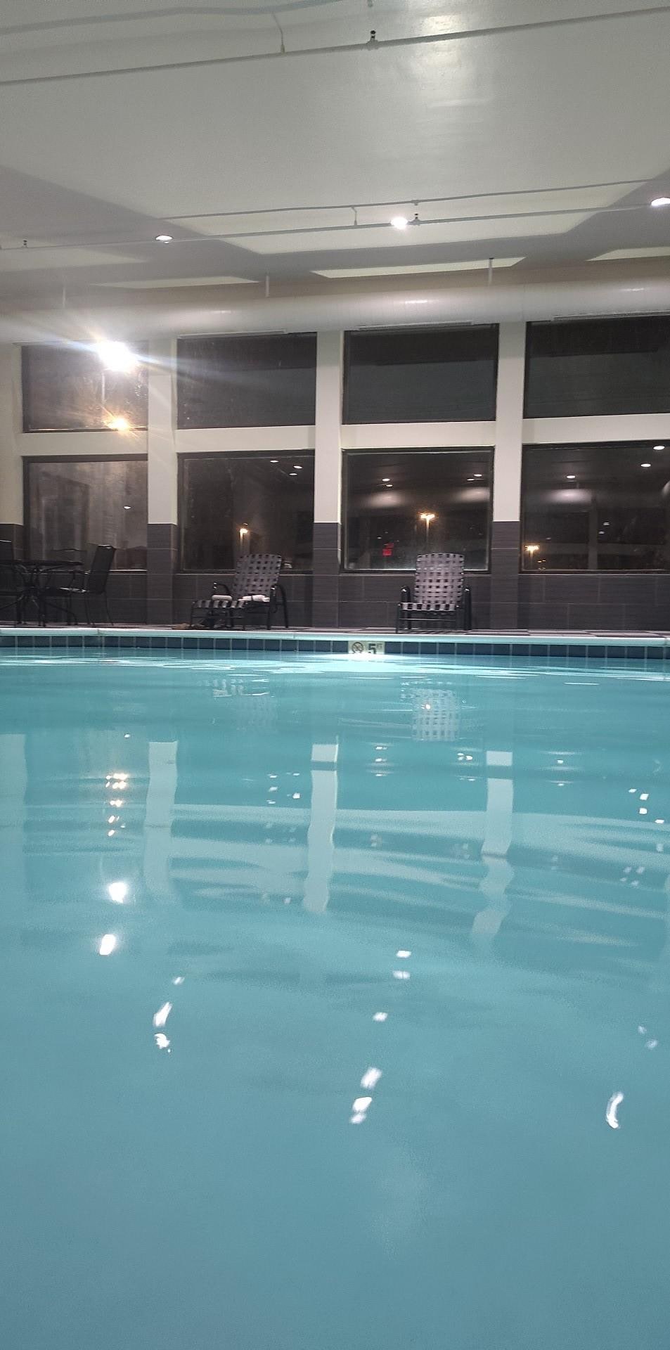 The pool was perfectly divine