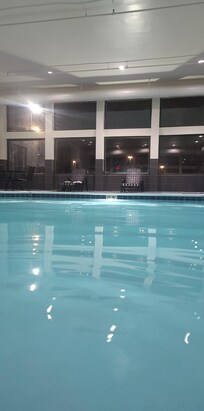 The pool was perfectly divine