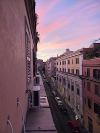 The hotel was in a very safe neighborhood. Very short walk to a lot of the attractions. Right around the corner from bus transportation.