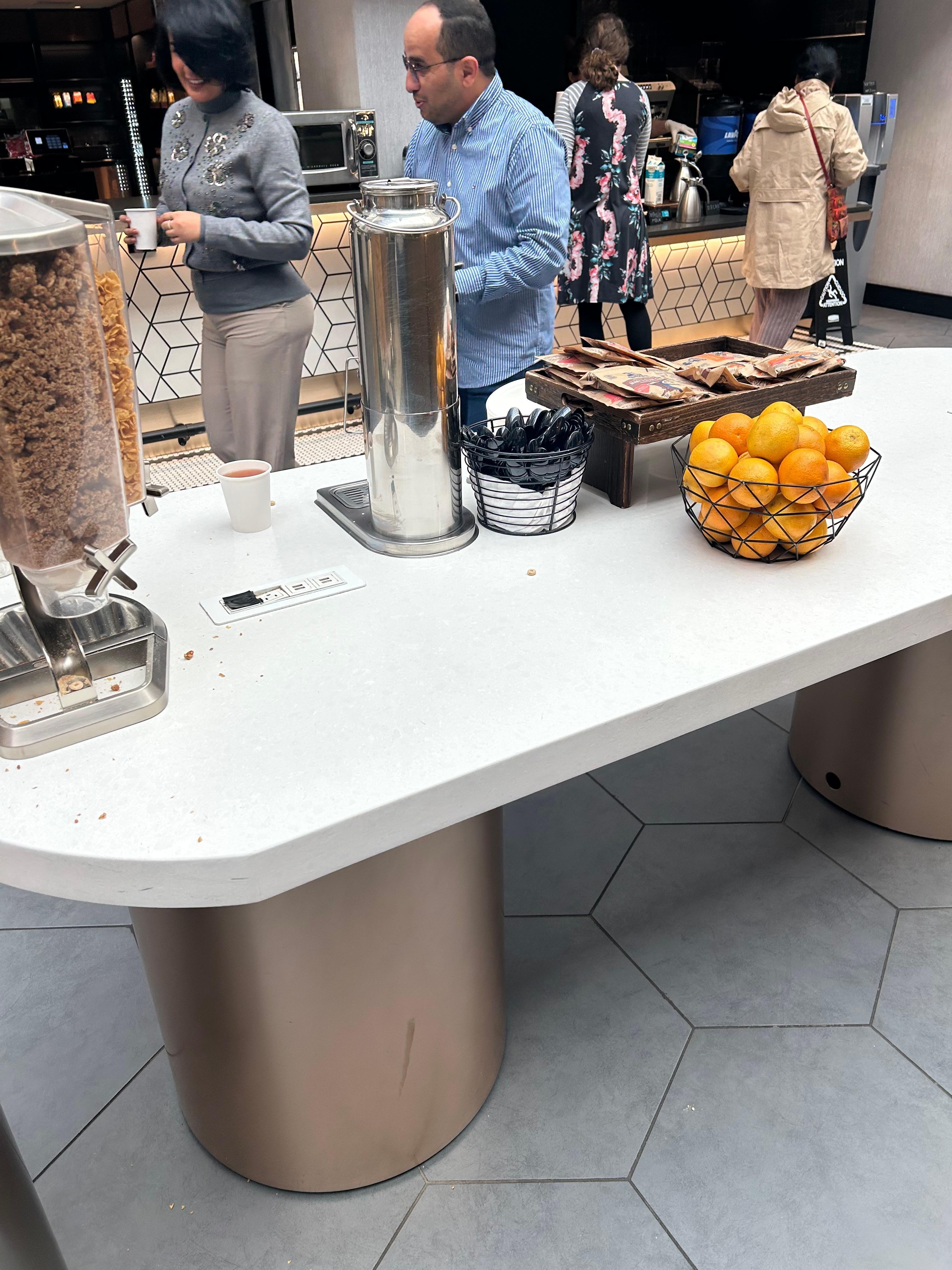 Breakfast on day one (compare to photo on their site) 