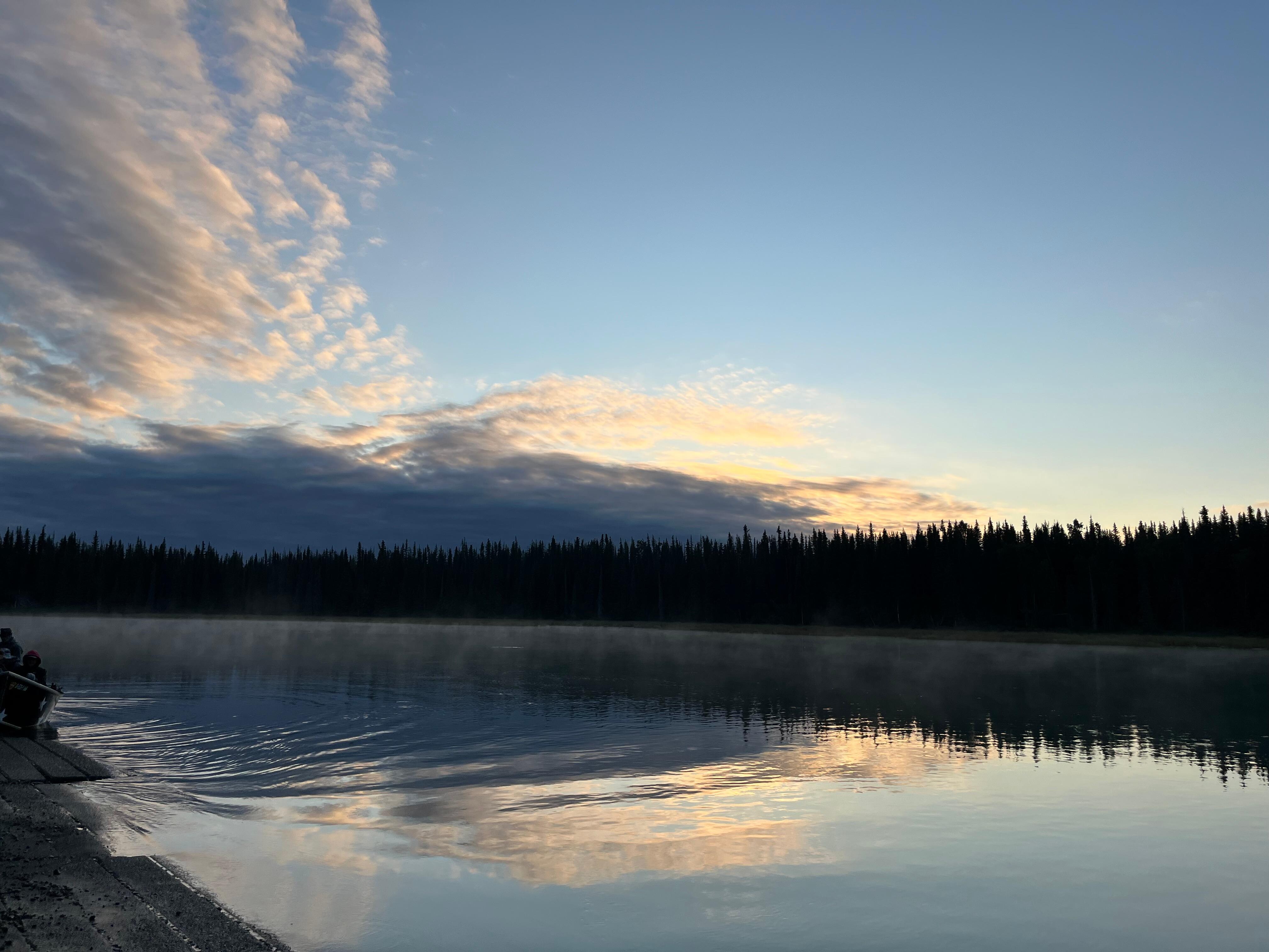 Kasilof River just down the road when we went salmon fishing. 