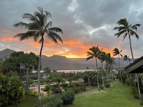 Sunset view from room.