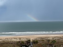 Rainbow from balcony