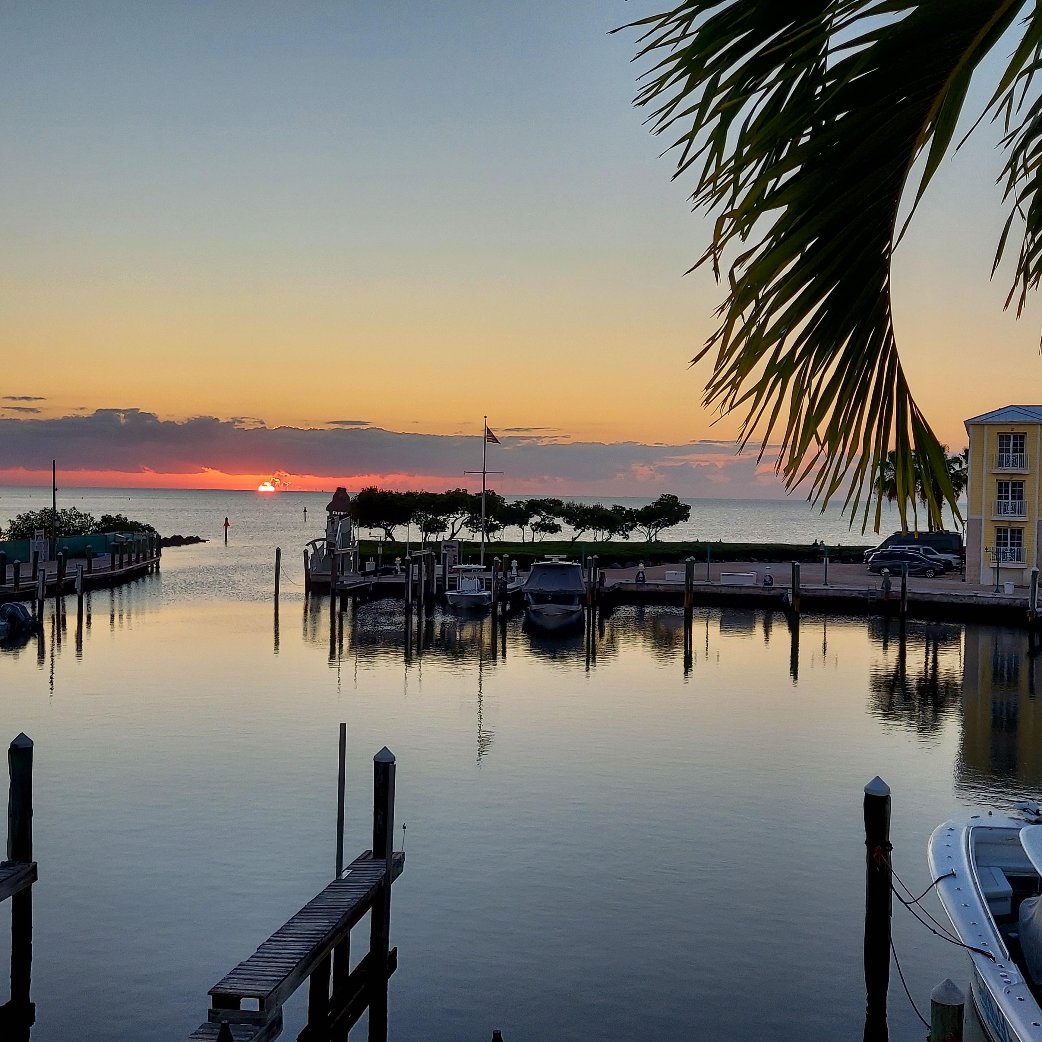 Sunrise from our unit's patio