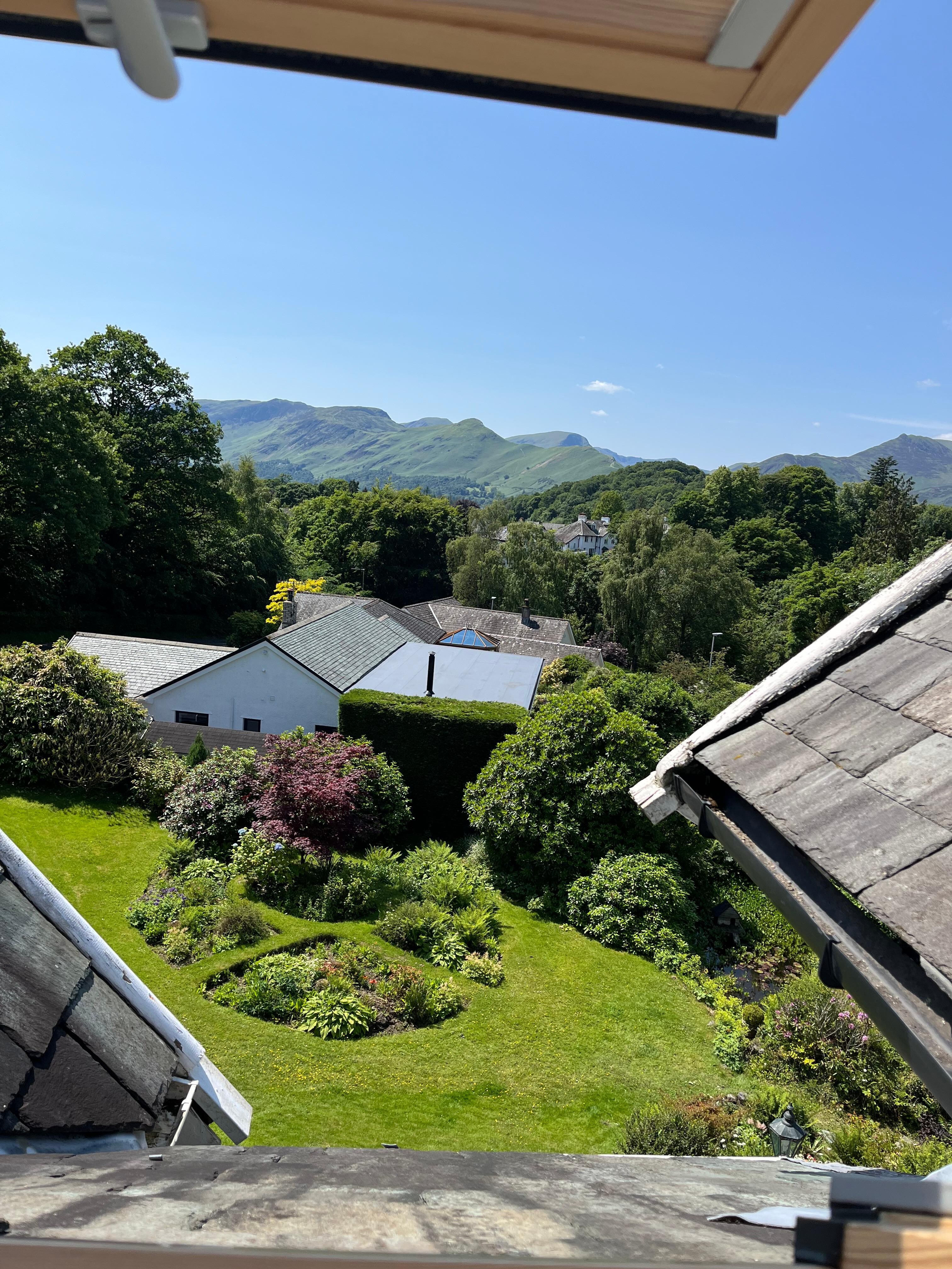 View from bedroom. 