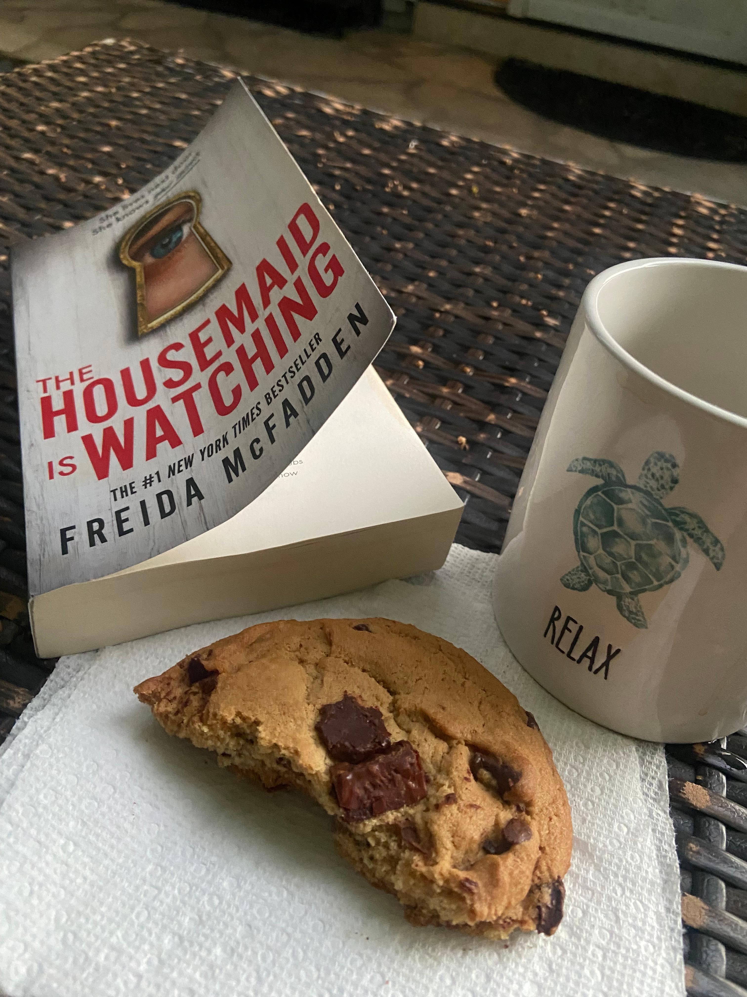 Relaxing morning coffee and reading time in the private patio of the Honu Suite.