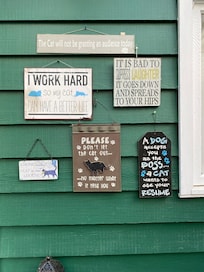 Lots of conversation pieces.