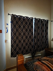 Showing how bright the light is at night time.