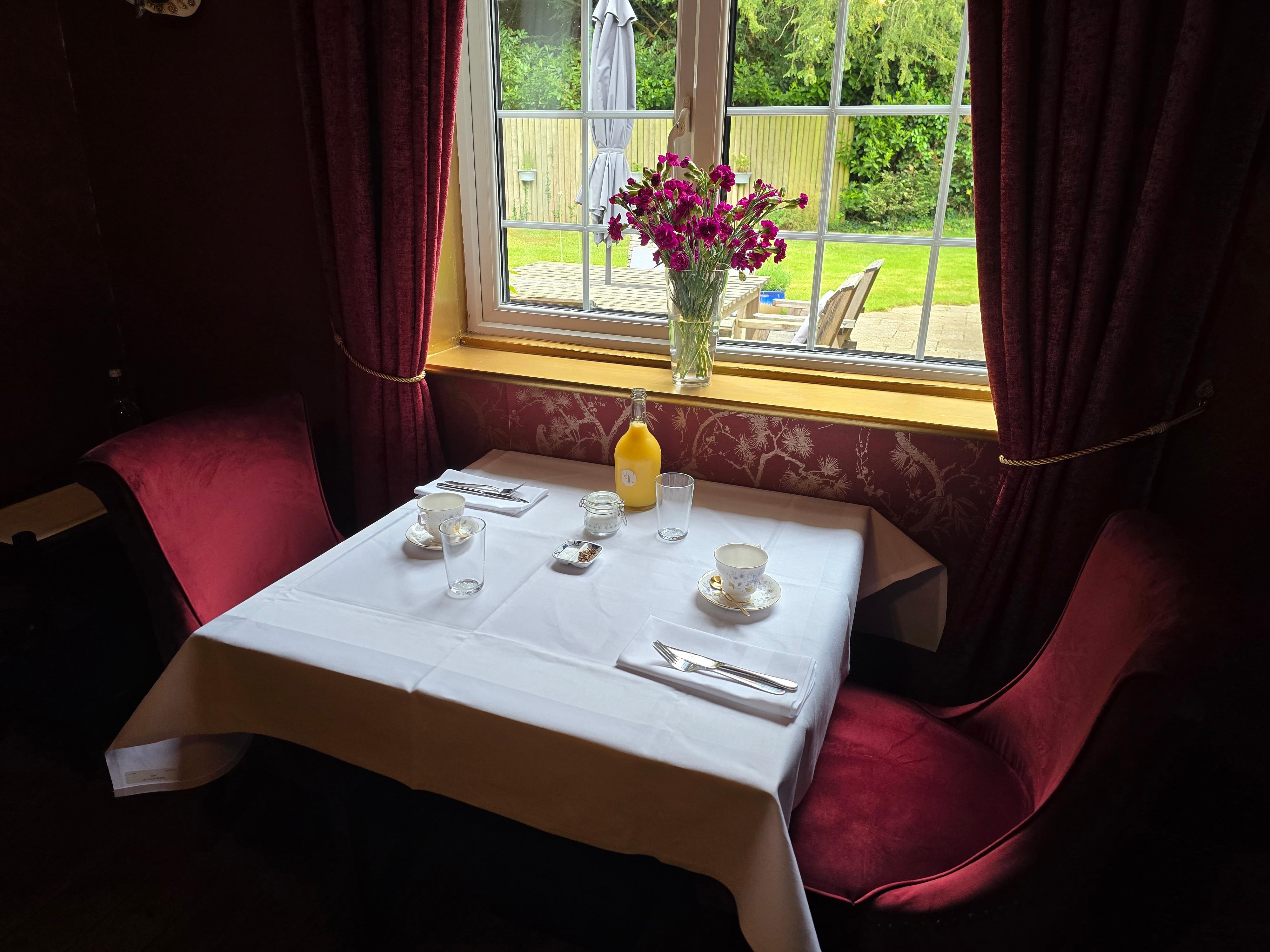 Breakfast Nook area was so relaxing and the homemade breakfast was fresh and delicious!