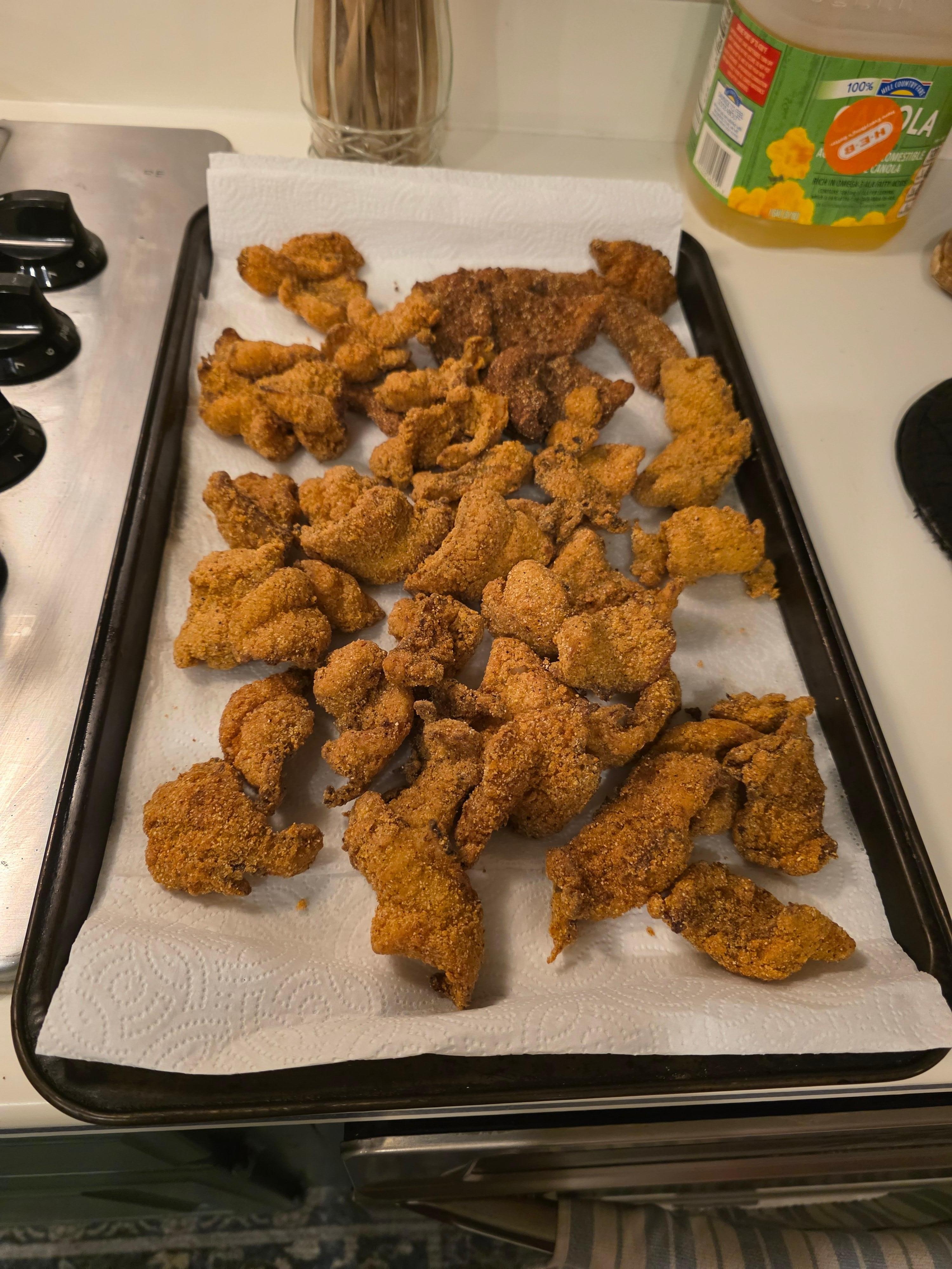 The fish we caught for fish fry! 