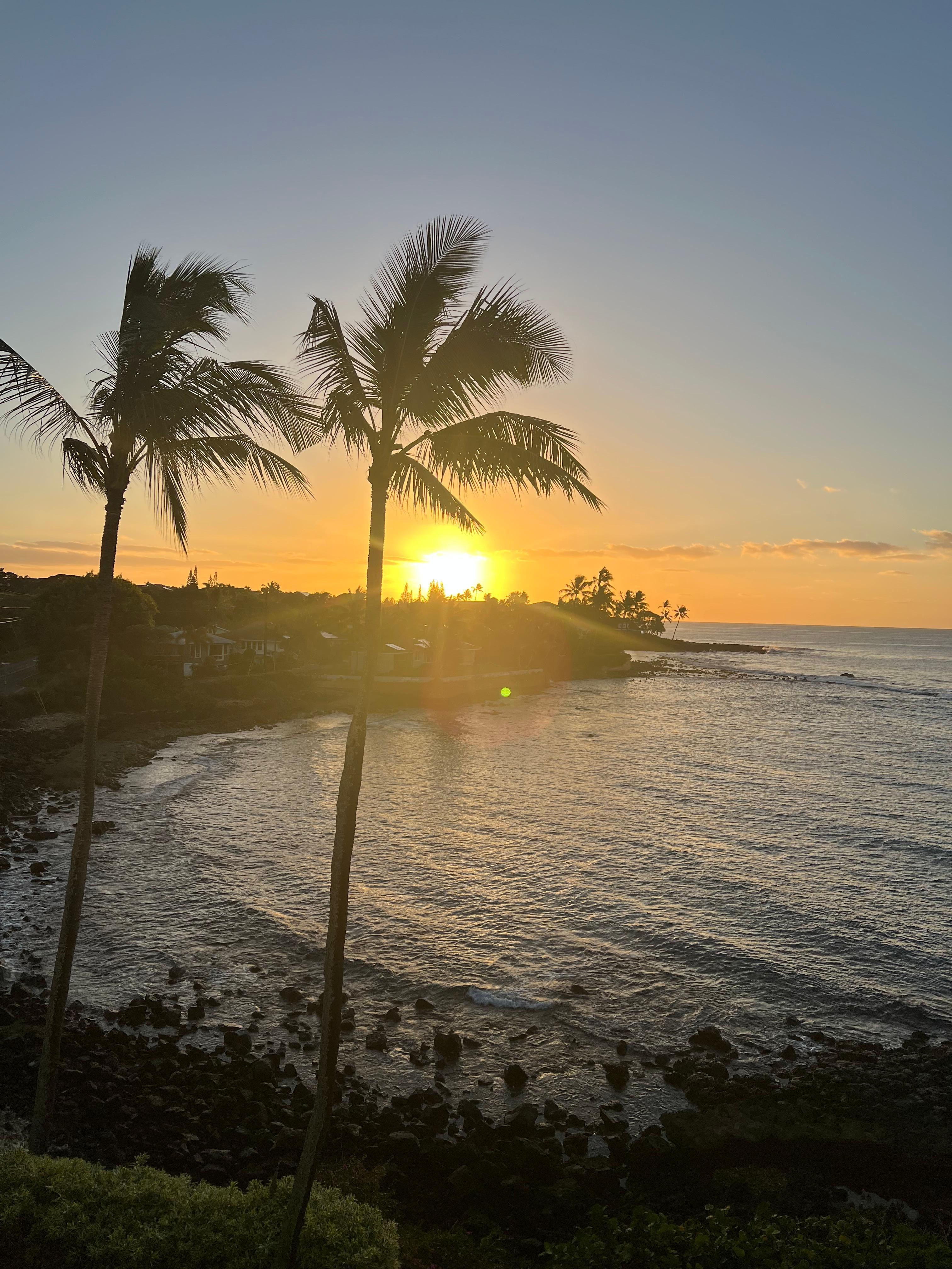 Sunrise from lanai