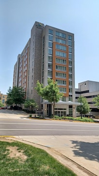 No balconies or outside space. Parking is behind