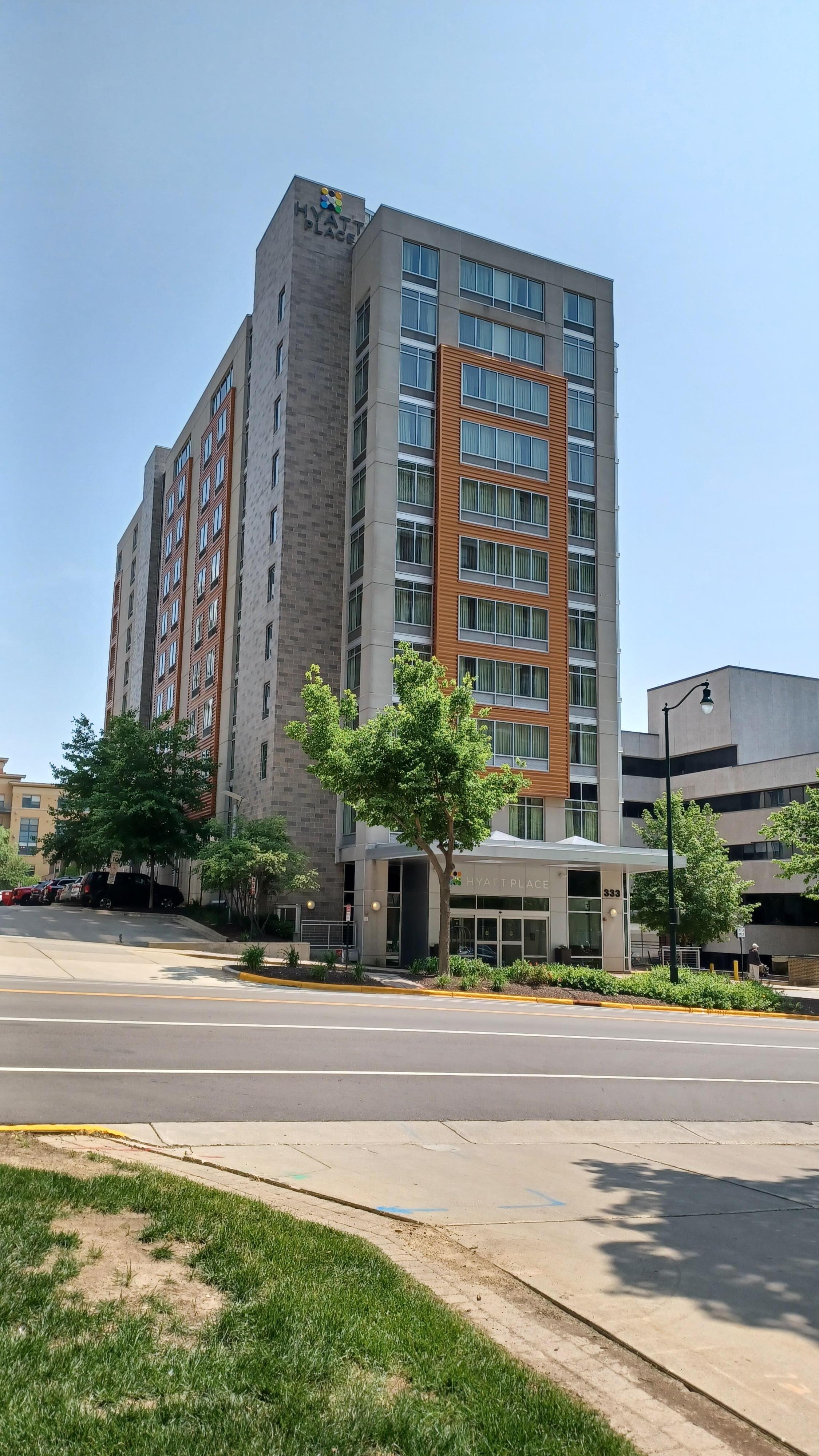 No balconies or outside space. Parking is behind