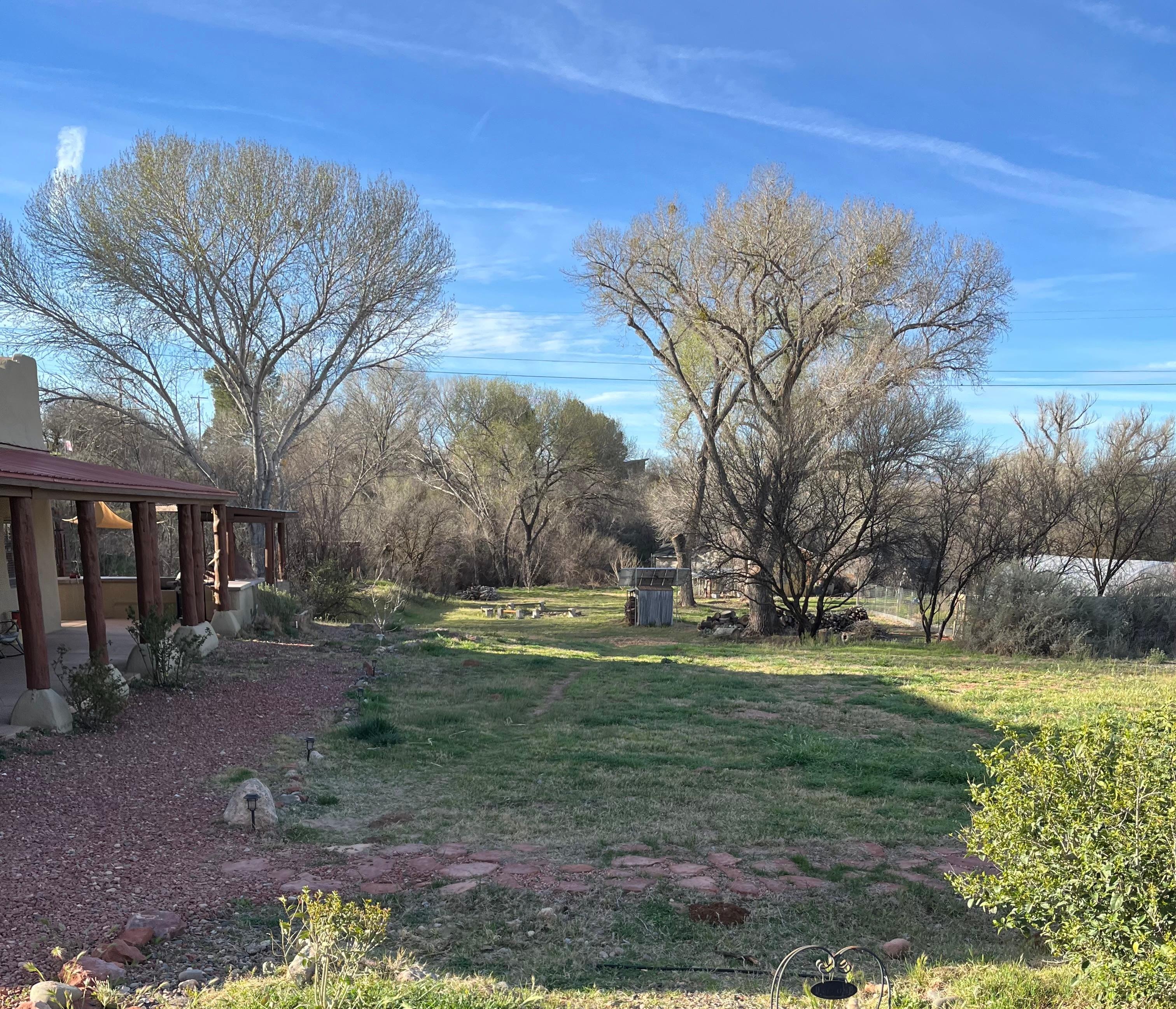 Our lovely view upon arrival.