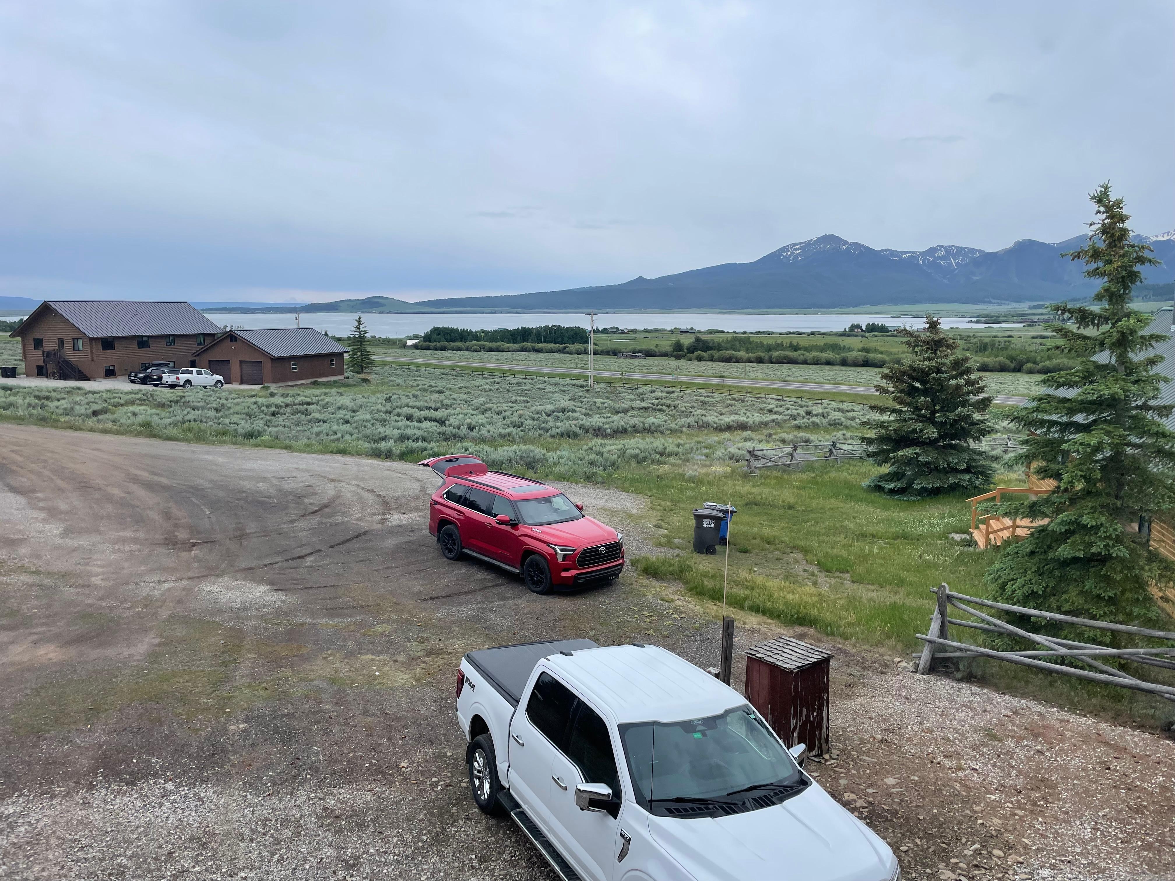 View from the front of the house. 