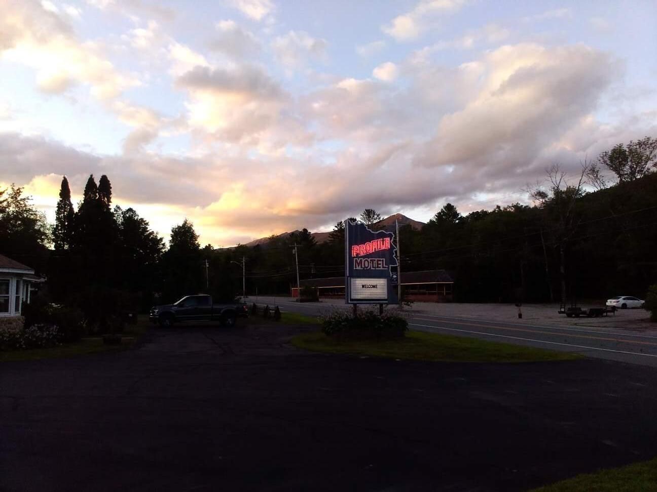 Franconia Ridge from the Profile Motel