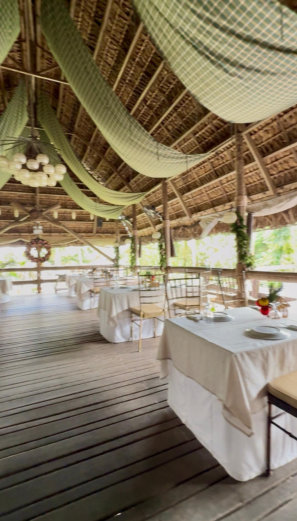 Eagle’s Nest upper deck dining area 