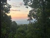 Morning sunrise from the deck.