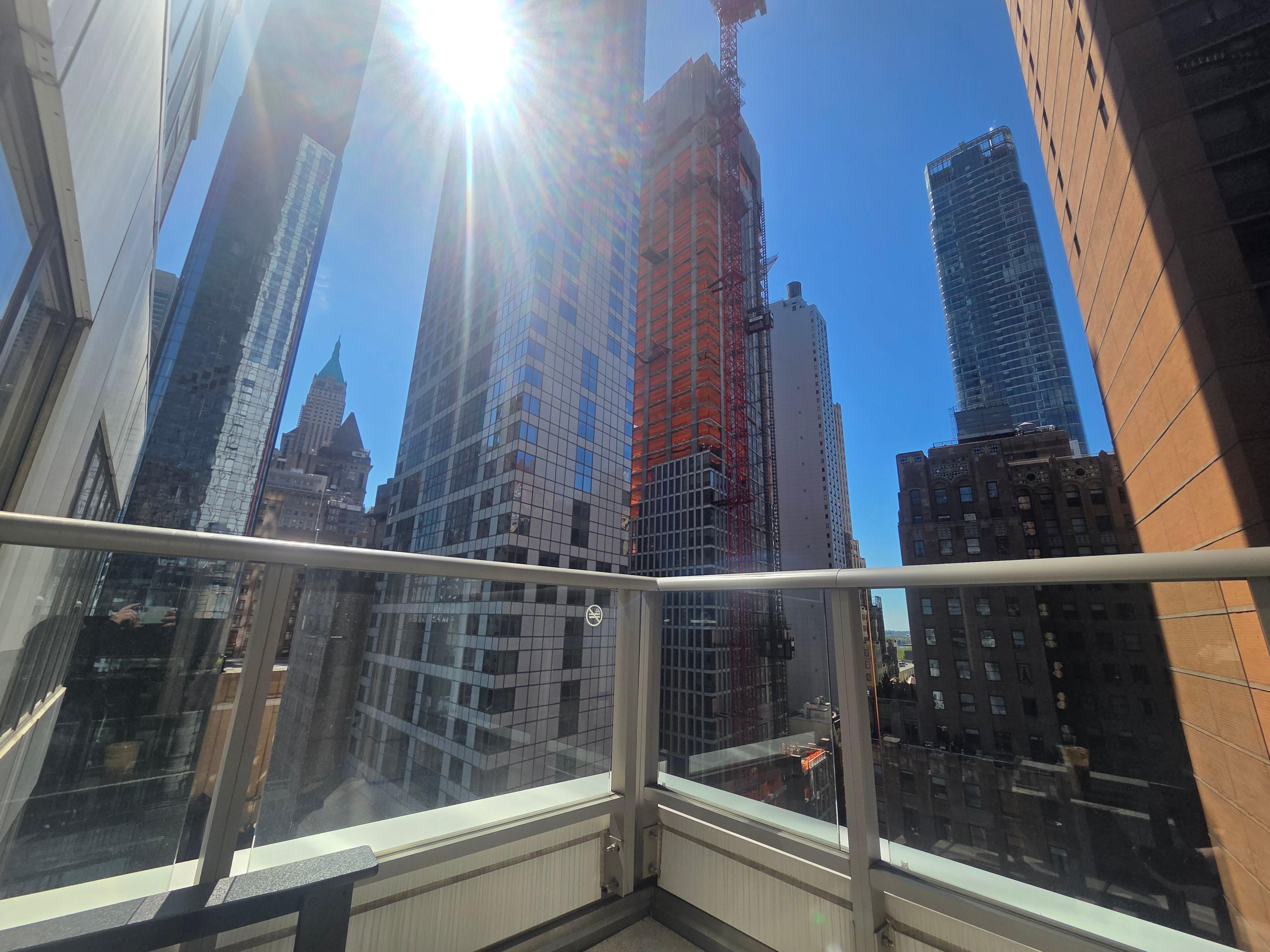 View from our balcony. 