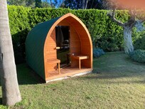 Sauna house near the pool