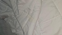 Some stains on the bed