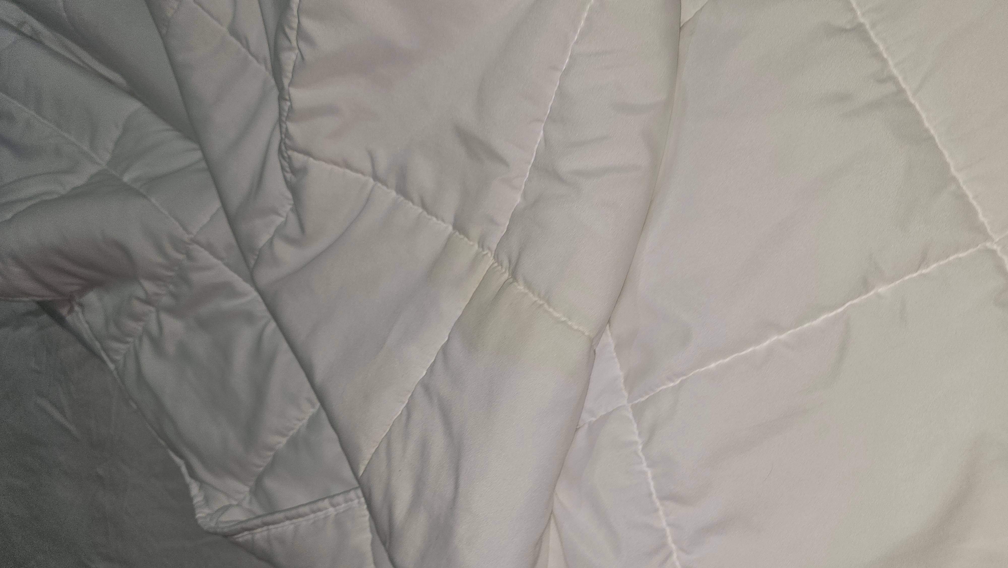 Some stains on the bed