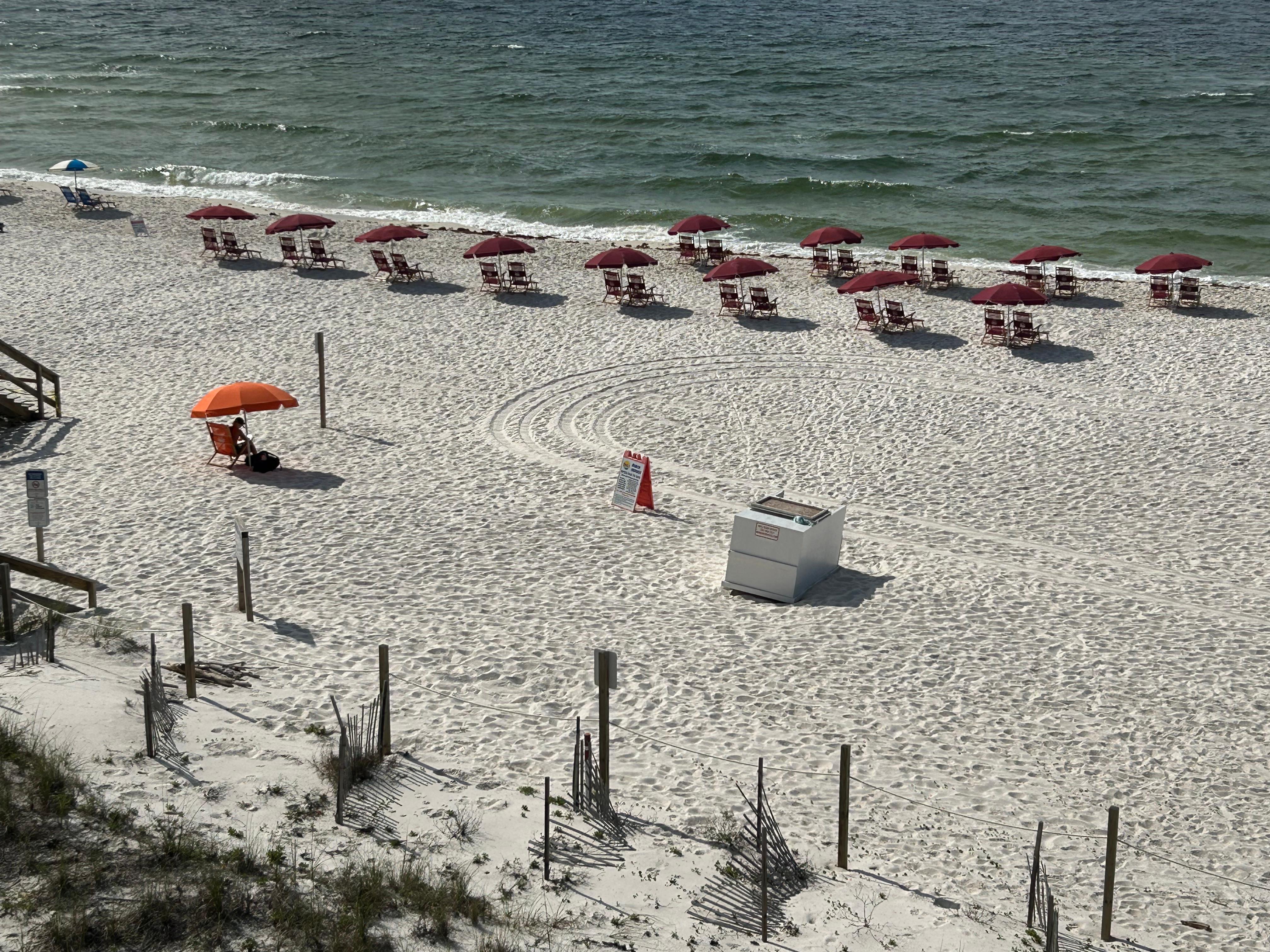 View from our balcony
