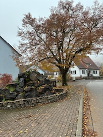 Rhönrad-Denkmal in Schönau