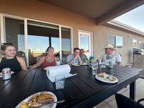 Dinner at the house with friends that just happened to be in Kanab at the same time!