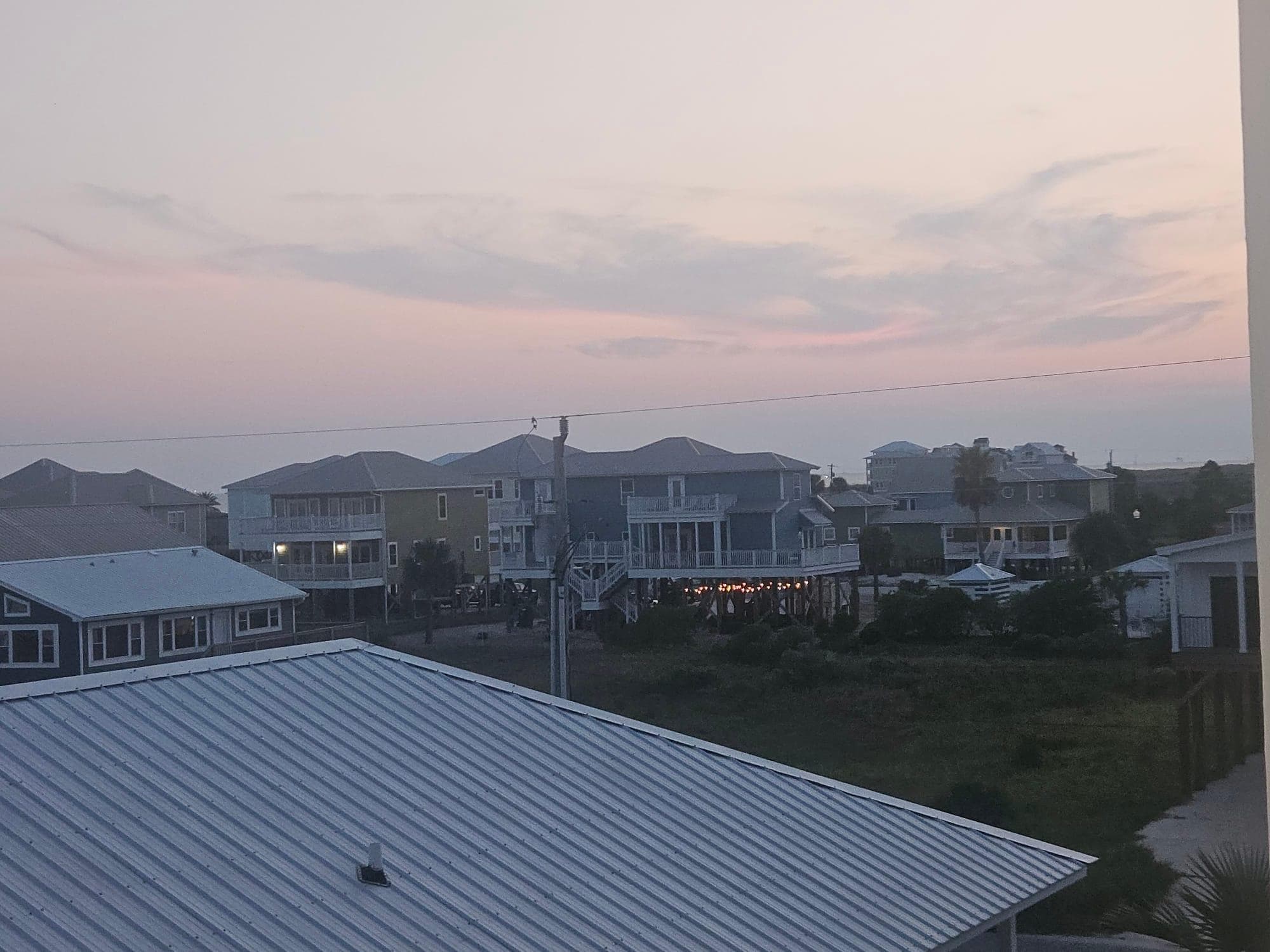 View from the balcony