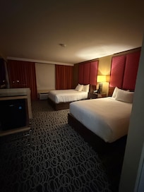 The room is clean and comfortable. The space is big.