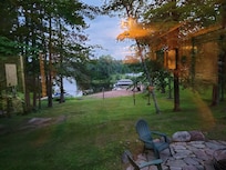 Partial sunrise and beach.