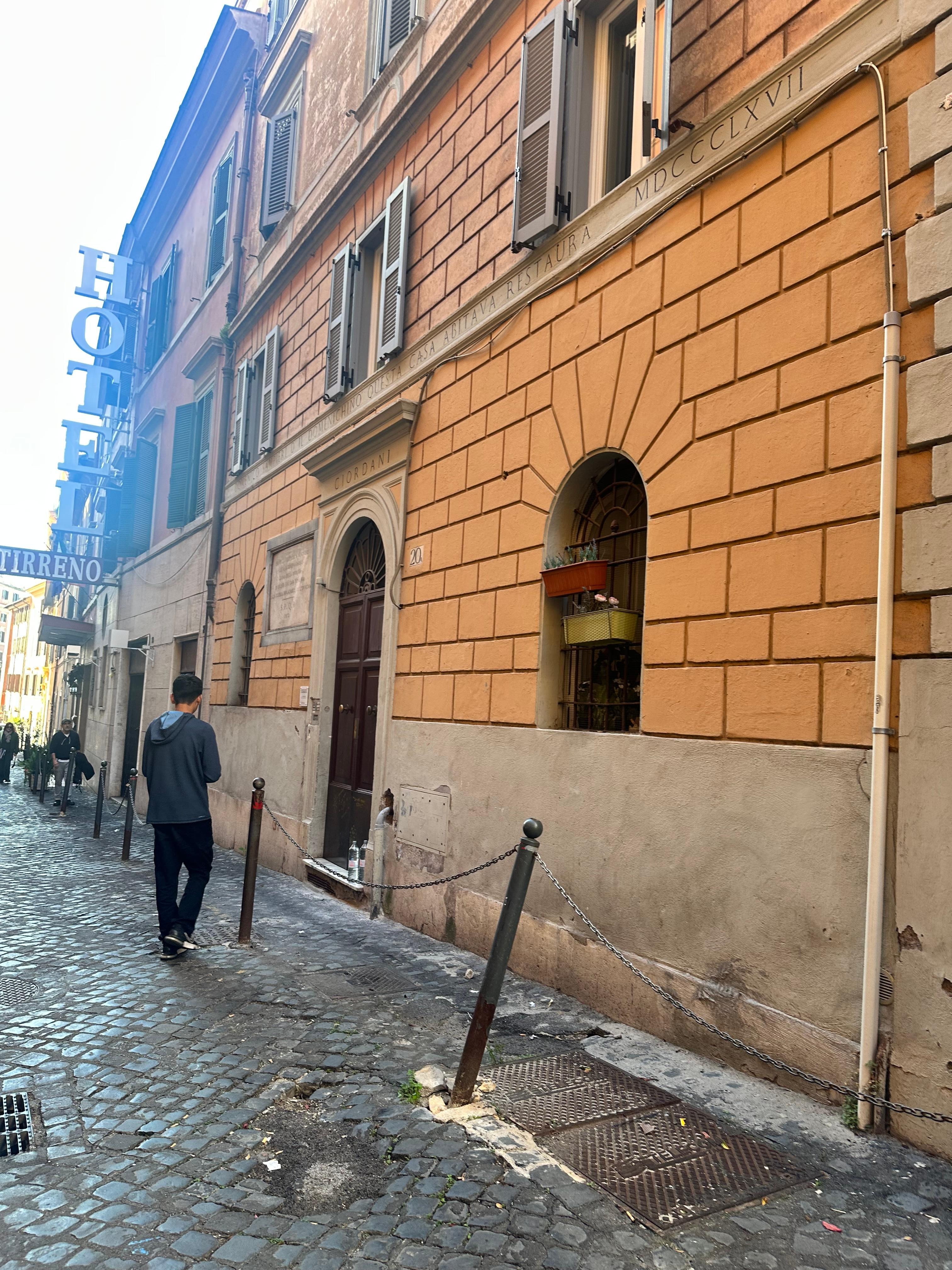 Entrance to the building.