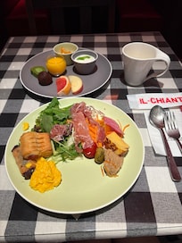 スープパスタもあります!しっかり朝食を取れたので昼間は動き回れます。