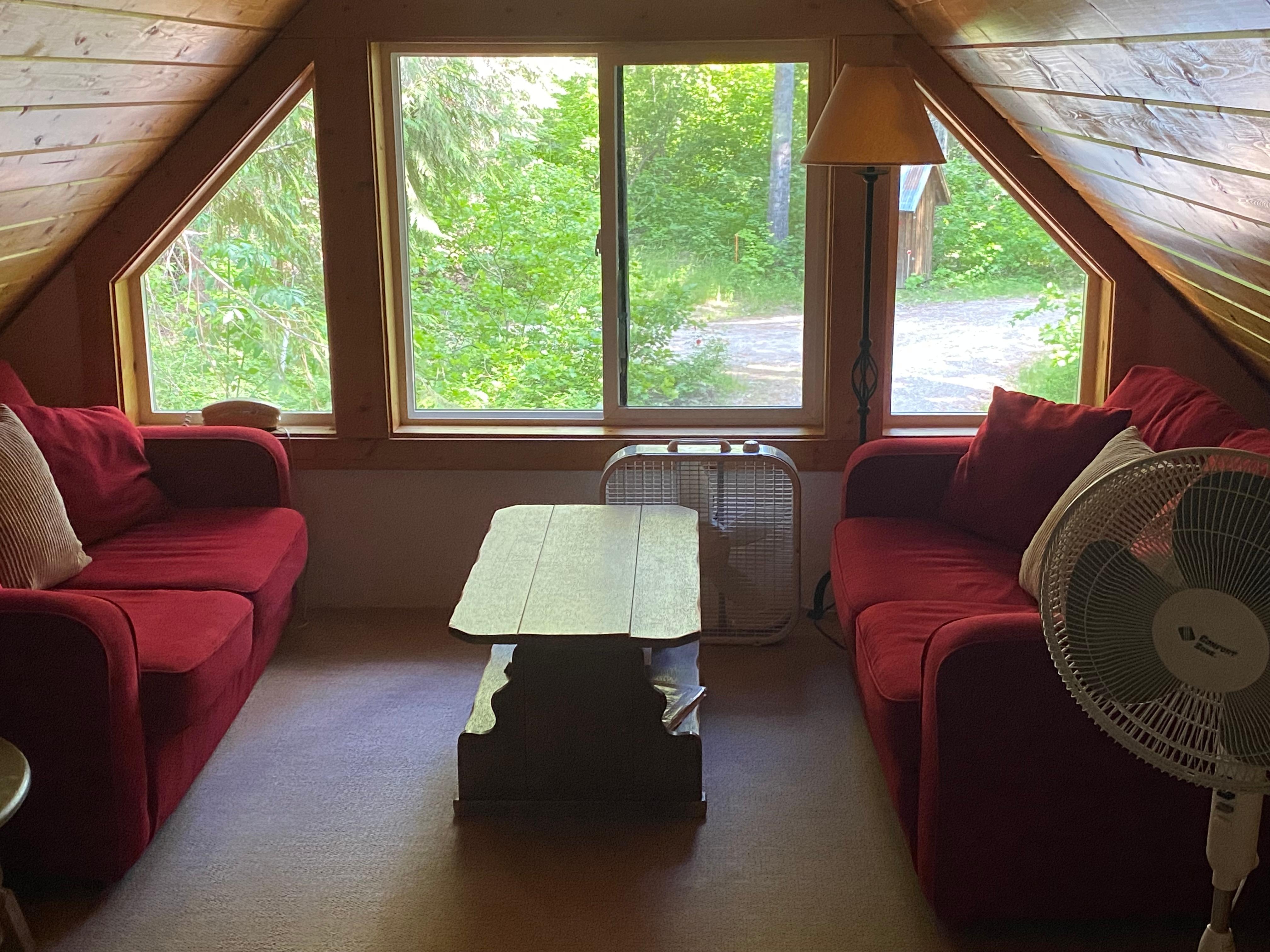 Sitting area in upstairs bedroom 
