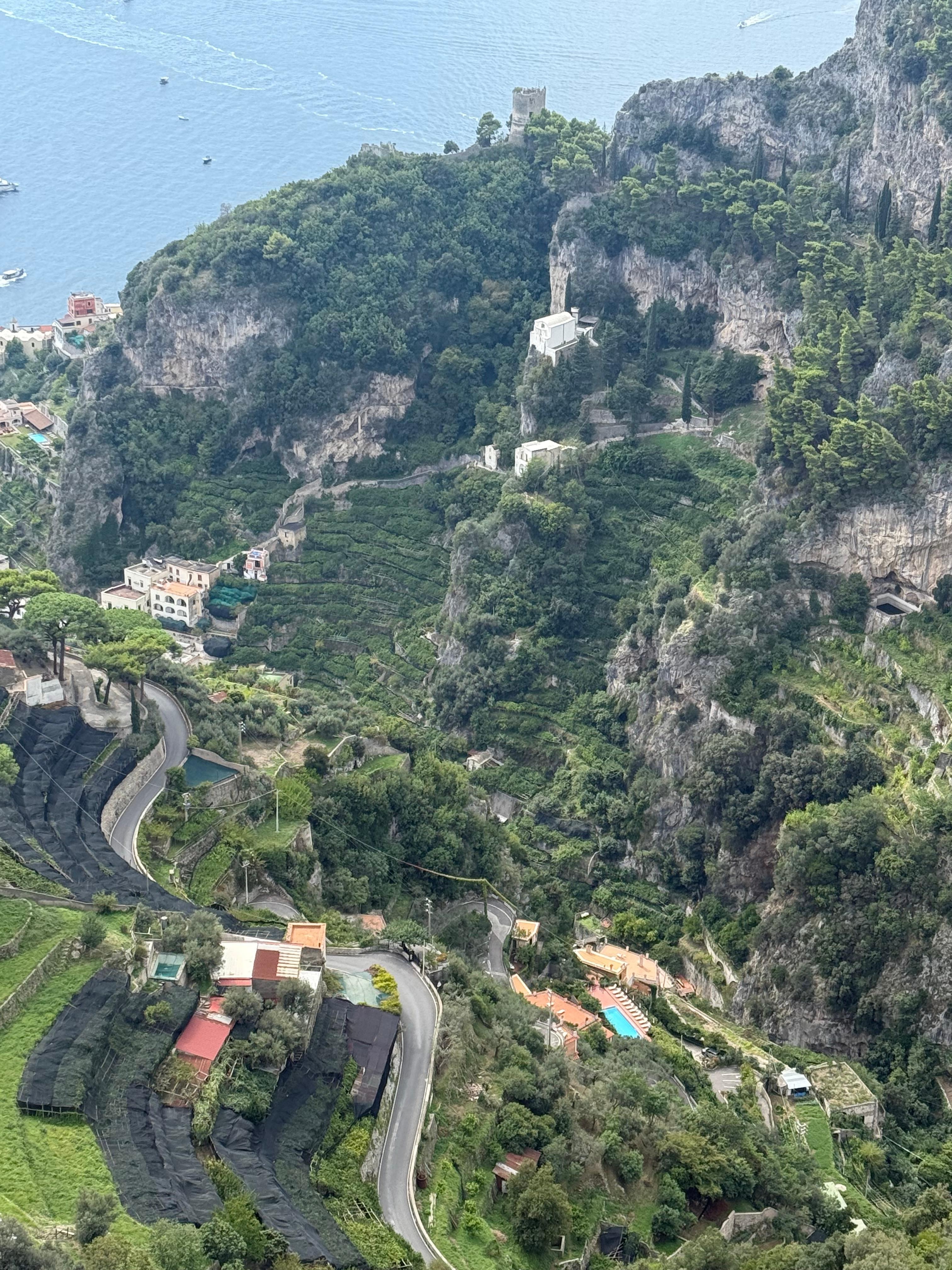 Looking Down from Belevedere