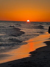 Beach is beautiful and the sunsets are amazing!