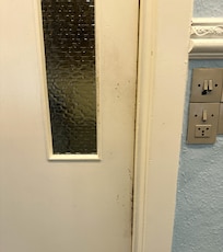 Døren ind til køkkenet